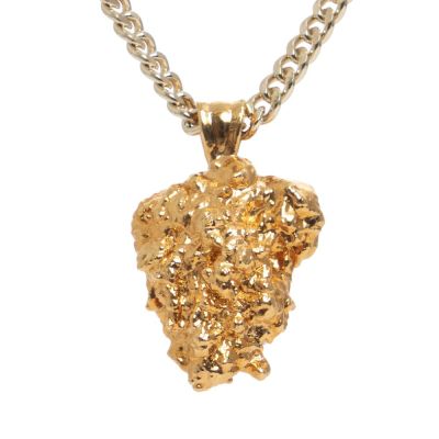 24k Gold Large OG Kush Bud Necklace by Ras Boss